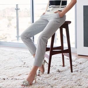 NWT Ann Taylor LOFT Seersucker Cotton Lightweight Pinstripe Dress Pants Size 4